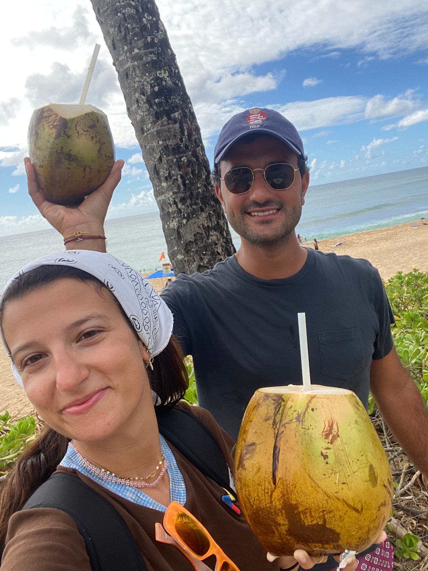 Cocco in spiaggia, Hawaii